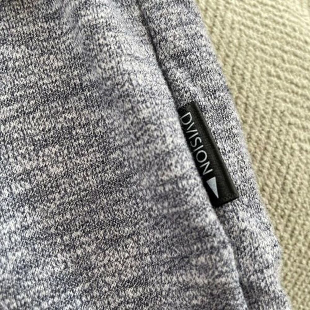 Division Blue Heathered Hoodie Sweatshirt S - Picture 4 of 5